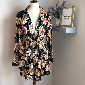Ava & Viv Floral Blazer Size 1X